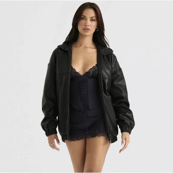 House of deals cb leather jacket